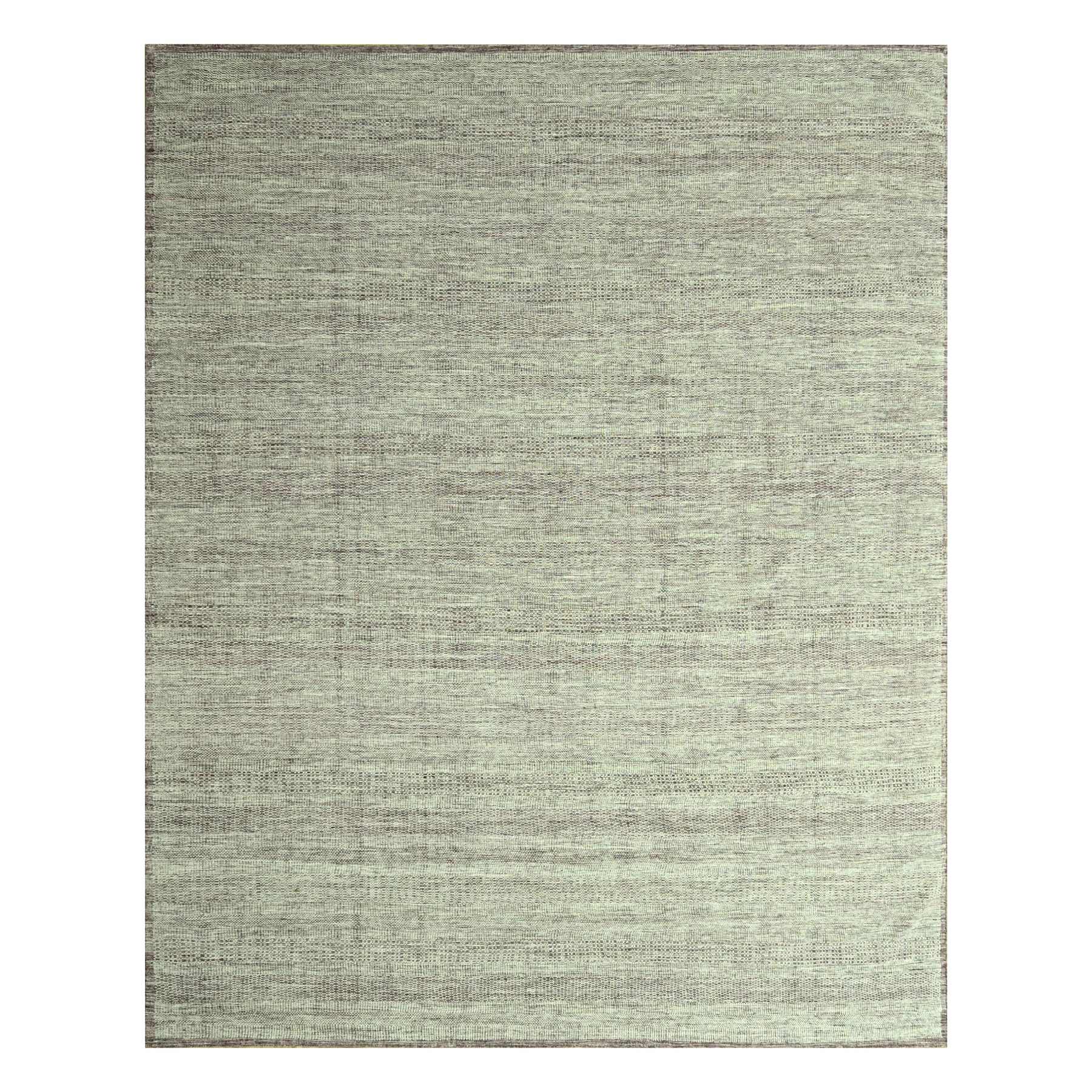 Wine Red with Ivory, Oxidized and Distressed Grass Design with Exposed Warps, 100% Wool, Hand Knotted, Oriental Rug